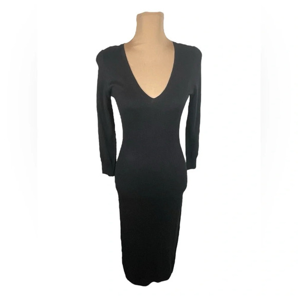 NWT French Connection Long Sleeve Sweater Dress - Size 4 - Picture 2 of 11